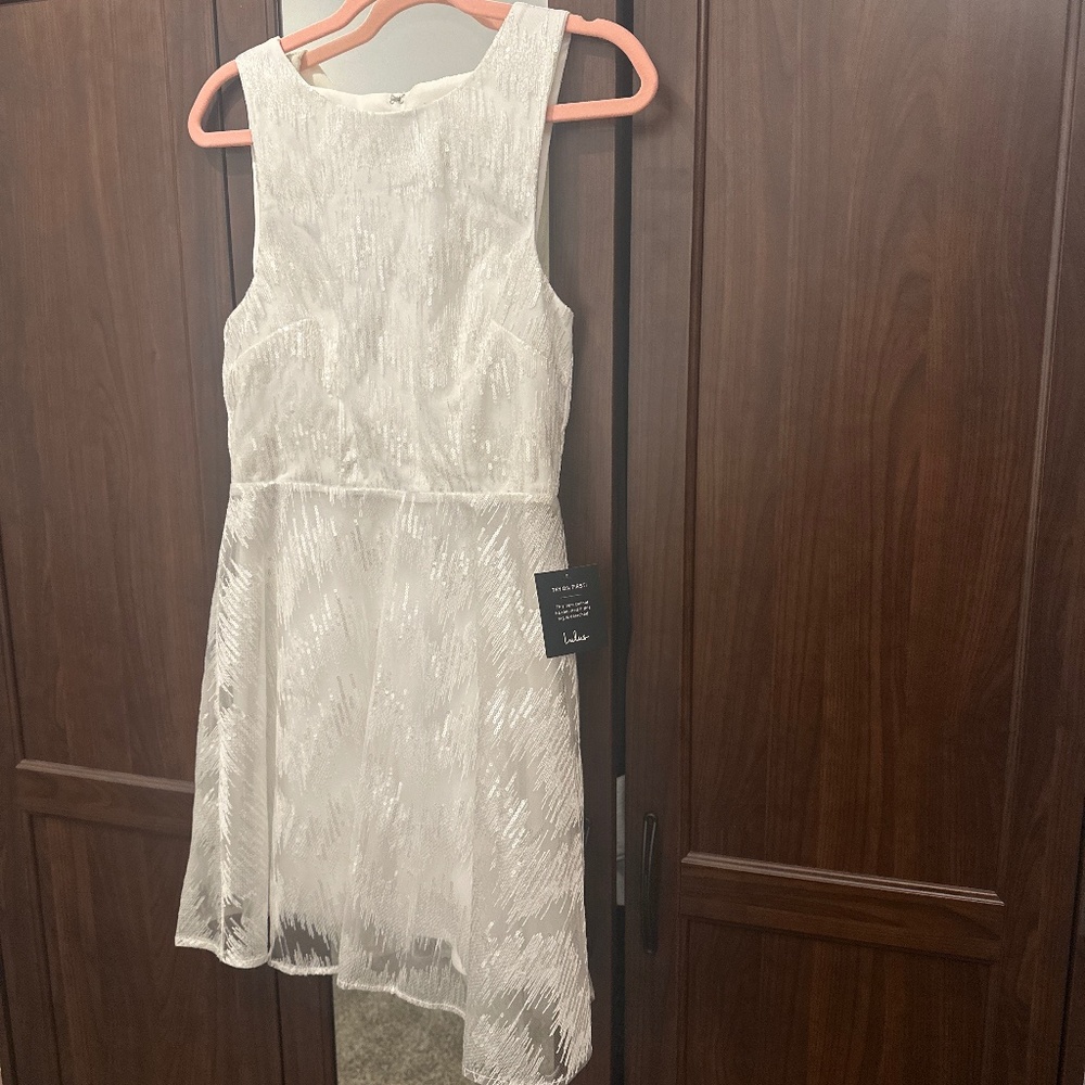 Sparkly white dress